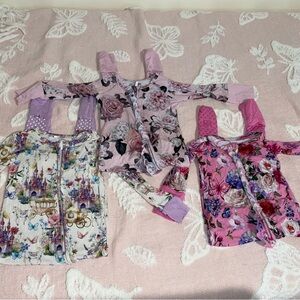 Set of 3 Bums and Roses / Posh Peanut